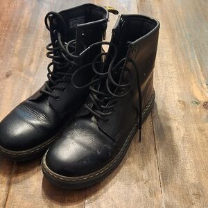 Dr. Martens Black Leather Boots